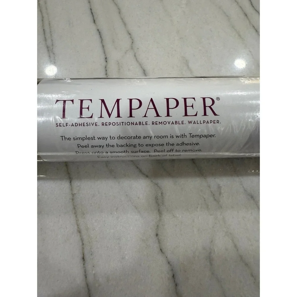 5 Rolls Textured Beige Removable Peel and Stick Damask Wallpaper, 20.5 in X 16.5